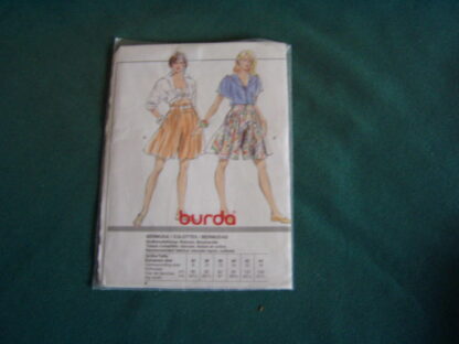 Patron Burda Jupe ou jupe culotte