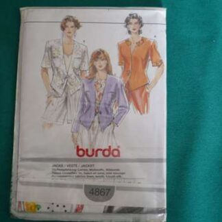 Patron Burda 4867 veste