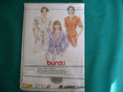Patron Burda 4867 veste