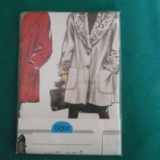 Patron Burda 4920 manteau