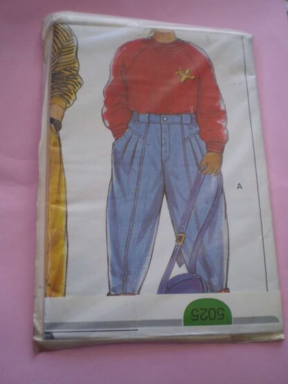 Patron Burda 5025 pantalon