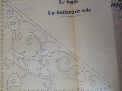 motif pour foulard de soie