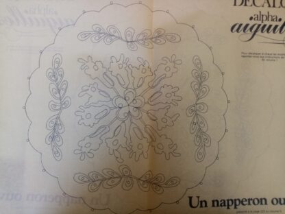 napperon à broder