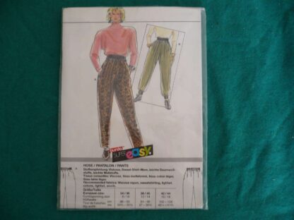 Patron Burda 5582 pantalon